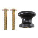 ハイロジック PCスターツマミ 22mm ブラック 1個入 26835