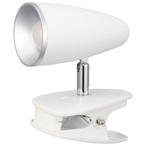 オーム電機 LEDクリップライト 電球色 ホワイト LTC-LC12S2-WL