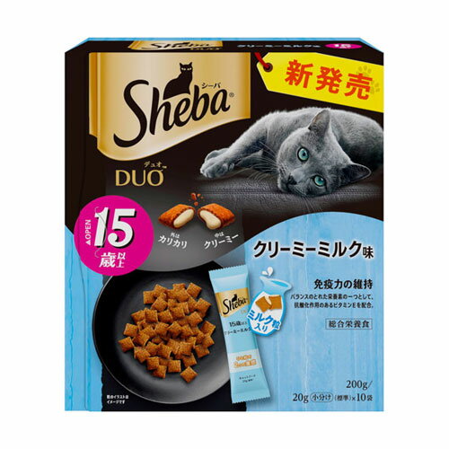 シーバ デュオ 15歳以上 クリーミーミルク味 200g