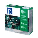 電響社 録画用 DVD-R 1~16倍速 CPRM対応 ワイドプリント対応 ホワイトレーベル 10枚 DR120DP.10S