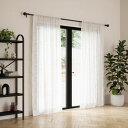 umbra 伸縮 カーテンポール カーテンロッド ブラック 幅91.4-182.9cm BOLAS(3)