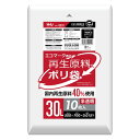 HDPE再生原料40%配合ポリ袋 30L 半透明 10枚入