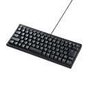 サンワサプライ USBハブ付コンパクトキーボード SKB-KG3UH3BK(2)