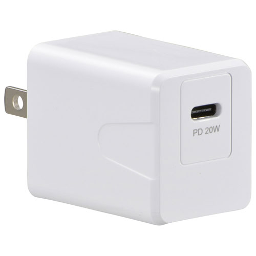 オーム電機 AudioComm AC充電器 PD超高速充電 20W USBTypeCポート搭載 MAV-APD20W-W オーム電機 AudioComm AC充電器 PD超高速充電 20W USBTypeCポート搭載 MAV-APD20W-W