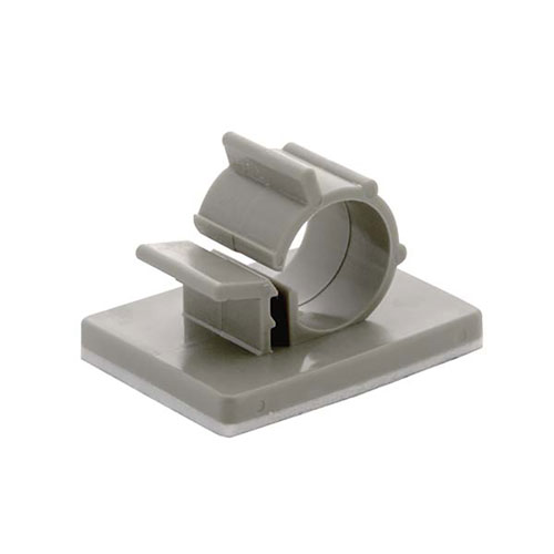 オーム電機 ナイロンステッカー ケーブルクリップS510H 50P S510