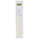 オーム電機 結束バンド ワイドロックタイ 370mm 白 10本 WLT-370-W 10P