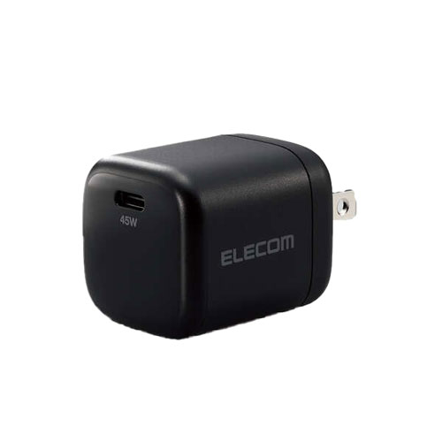 エレコム ELECOM USB Type-C 充電器 PD 対応 Windows iPhone iPad MacBook Air M1 2020 Android GaN 軽量 ACアダプター ブラック MPA-ACCP29BK