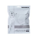 彩 SAI 立体マスク 10枚 ホワイト×グレー やや大きめ