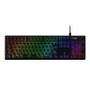 HyperX Alloy Origins RGB PBTメカニカルゲーミングキーボード HyperX赤軸 日本語配列 639N3AA#ABJ