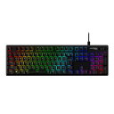 【送料無料】HyperX Alloy Origins RGB PBTメカニカルゲーミングキーボード HyperX赤軸 日本語配列 639N3AA#ABJ