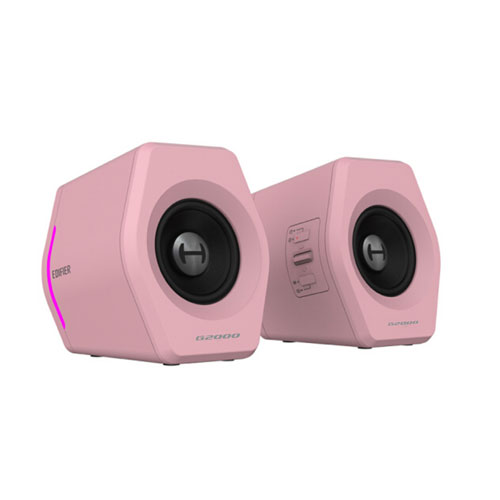 Edifierゲーミングスピーカー Hecate G2000 2.75インチフルレンジ 合計16W Bluetooth4.2 ED-G2000シリーズ ピンク ED-G2000-PK Edifierゲーミングスピーカー Hecate G2000 2.75インチフルレンジ 合計16W Bluetooth4.2 ED-G2000シリーズ ピンク ED-G2000-PK