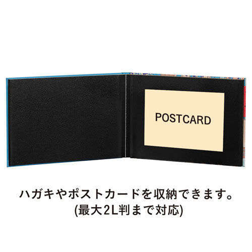 ナカバヤシ 浮世絵アルバム ブック式 A5 100年台紙 葛飾北斎 錆緑 A-A5H-150-2 3