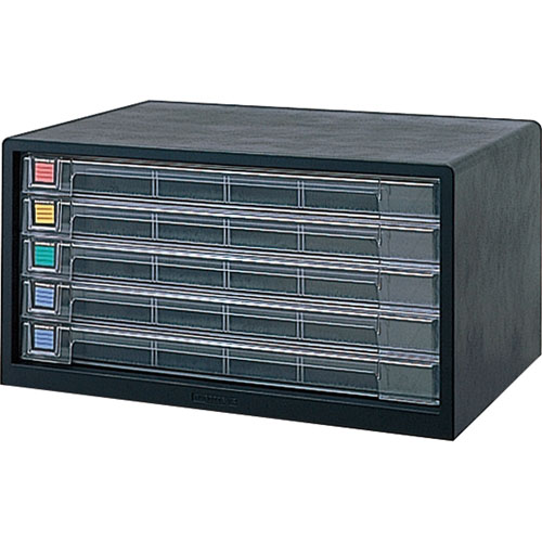 ナカバヤシ アバンテV2 レターケース A3ヨコ型 浅5段 クロ A3-55クロ