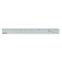 クツワ アルミ定規 30cm シルバー XS04SV