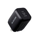 エレコム ELECOM ノートパソコン 充電器 PD 65W タイプC×2 MacBook Pro/Air レノボ Dell HP NEC iPad iPhone Android ブラック ACDC-PD4365BK(2)