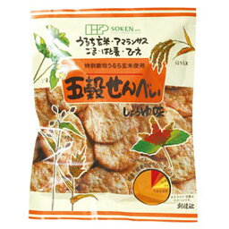 創健社 五穀せんべい しょうゆ味 90g