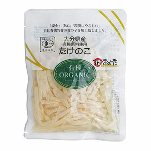 クローバー食品 大分県産 有機たけのこ 細切り 80g 副食