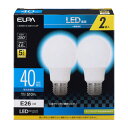 エルパ ELPA LED電球A形 広配光 昼光色 2個 LDA5D-G-G5101-2P