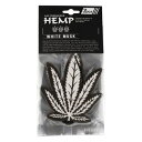 HEMP ヘンプ ルームフレグランス エアーフレッシュナー ホワイトムスク 吊り下げ 3枚 NAX-052-001(3)