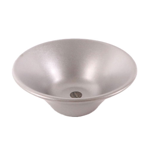 カンダ メタル丼 フラワー 厚口 ヴィンテージ