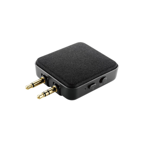 エレコム ELECOM Bluetooth 5.0 オーディオ トランスミッター レシーバー φ3.5mm ヘッドホンジャック 送信機 受信機 ブラック LBT-ATR01BK