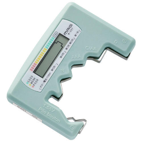 ノア精密 MAG マグ バッテリーチェッカー ライトグリーン N-037 LGR