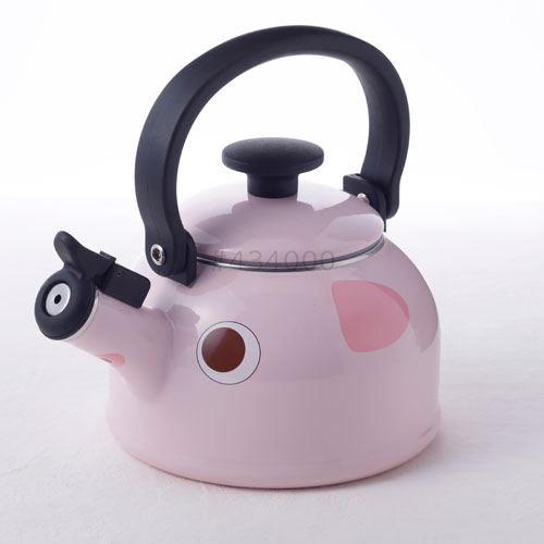 富士ホーロー どうぶつやかん 笛吹きケトル 1.6L ぶた DOY-1.6WK.B