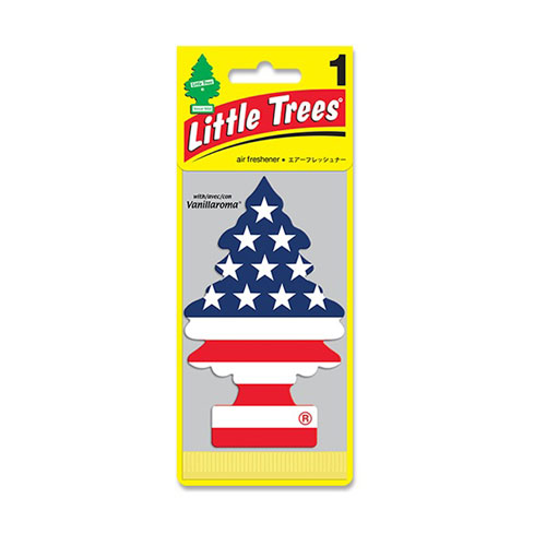 リトルツリー LittleTrees 芳香剤 エアーフレッシュナー スターズ&ストライプス 1枚入り 吊り下げ式 10945