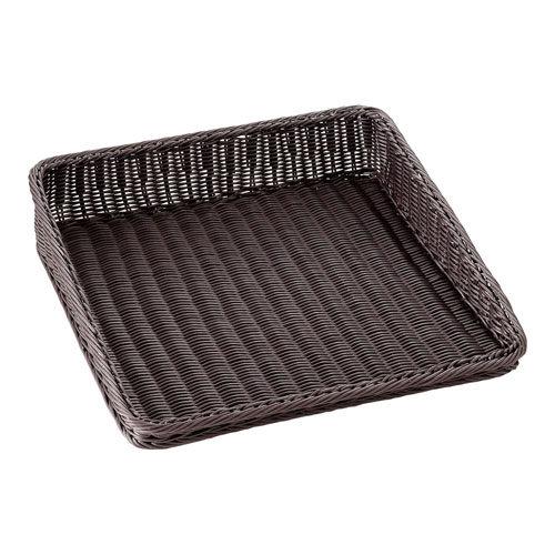 萬洋 樹脂製ディスプレイバスケット 傾斜型 45型 30号 ダークブラウン