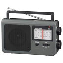 オーム電機 ポータブルラジオ AM/FM グレー RAD-T785Z-H(2)