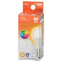 オーム電機 LED電球 小形E17 25形相当 電球色 LDA2L-G-E17 RA(3)