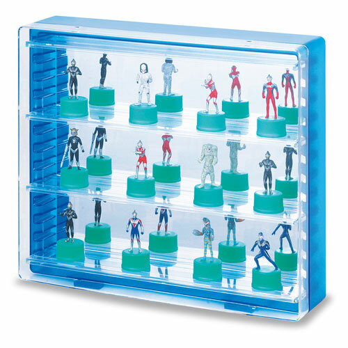 伊勢藤 コレクションケース K606 壁掛タイプ クリアブルー