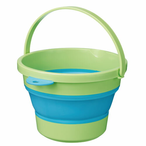 伊勢藤 ソフトバケツ・ミニ グリーン