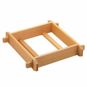 木製 角セイロ 浅口 サワラ材 45cm