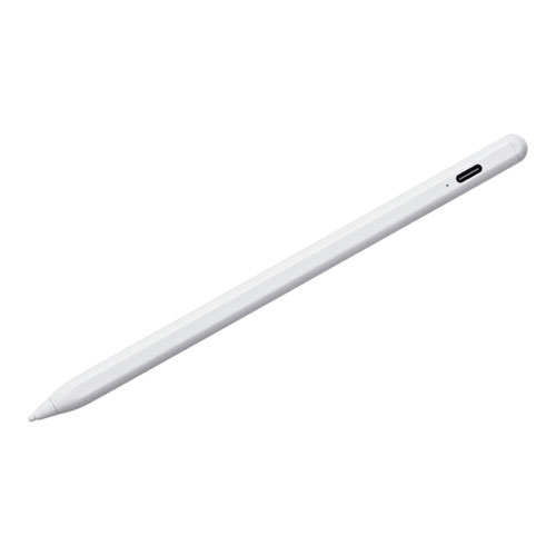 サンワサプライ ハイブリッド充電式極細タッチペン ホワイト PDA-PEN58W