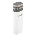 カクセー MINDFREE マインドフリー 真空二重オブロングボトル 380ml ホワイト MF-38W