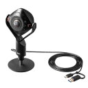 サンワサプライ スピーカー内蔵360度Webカメラ CMS-V71BK