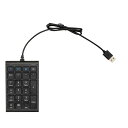 ナカバヤシ Digio2 有線 USBテンキーボード Zoom対応割当...(2)