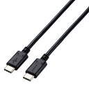 yz|Xg GR ELECOM USB2.0P[u Fؕi USB Type-C TM to USB Type-C TM 1m ubN U2C-CC5PC10NBK