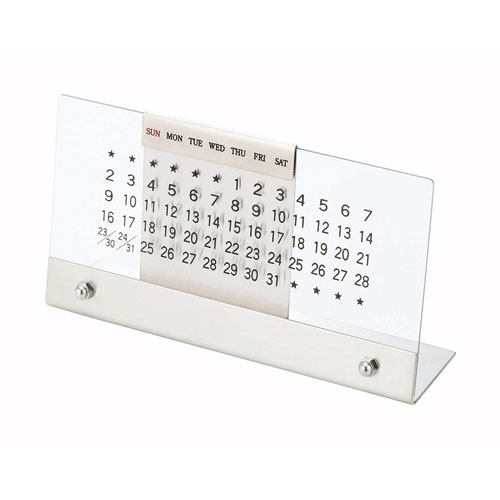 高桑金属 アクリル万年カレンダー 801923