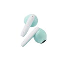 エレコム ELECOM ワイヤレスイヤホン Bluetooth 5.3 iPhone Android スマホ タブレット パソコン AAC対応 マカロングリーン LBT-TWS17CSGN