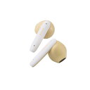 エレコム ELECOM ワイヤレスイヤホン Bluetooth 5.3 iPhone Android スマホ タブレット パソコン AAC対応 マカロンイエロー LBT-TWS17CSYL(2)