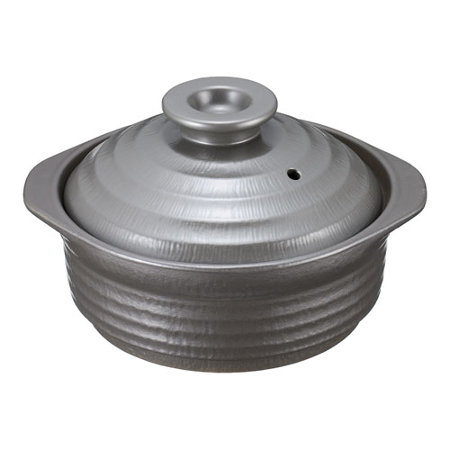 ミヤオ IHサーマテック土鍋 6.5号 ブラック ME067