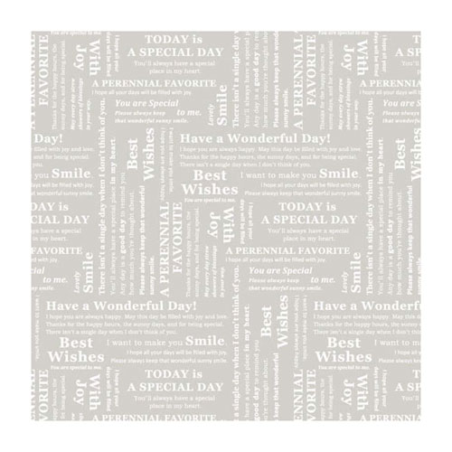 天満紙器 ワックスペーパー 50枚入 218×250 メッセージ WP3700