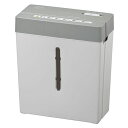 オーム電機 クロスカットシュレッダー グレー SHR-X525