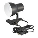 オーム電機 LED クリップライト 昼光色 ブラック LTC-L2D5AK-K