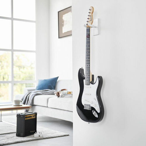 【レビューで1000円OFF】山崎実業 ウォールギターフック タワー tower 石こうボード壁対応 ホワイト 1925