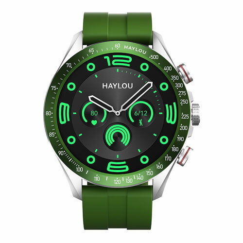 Haylou ハイロー スマートウォッチ Solar Pro ソーラープロ グリーン HL-SPGN