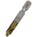 六角軸チタンコーティング鉄ドリル 極短 メチャみじ 6.8mm