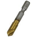 六角軸チタンコーティング鉄ドリル 極短 メチャみじ 8mm